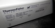 Thermo OFP 400 vacuum pump_serial